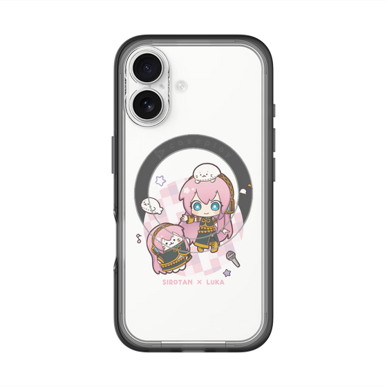 スリムプロテクションプレミアムケース with MagSafe［ しろたん×初音ミク - しろたん×巡音ルカ ］