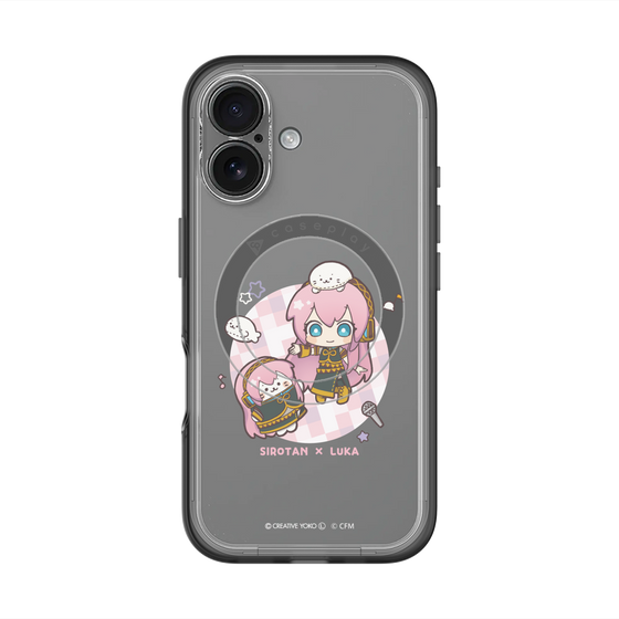 スリムプロテクションプレミアムケース with MagSafe［ しろたん×初音ミク - しろたん×巡音ルカ ］