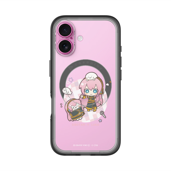 スリムプロテクションプレミアムケース with MagSafe［ しろたん×初音ミク - しろたん×巡音ルカ ］