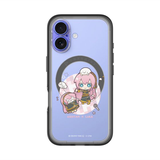 スリムプロテクションプレミアムケース with MagSafe［ しろたん×初音ミク - しろたん×巡音ルカ ］