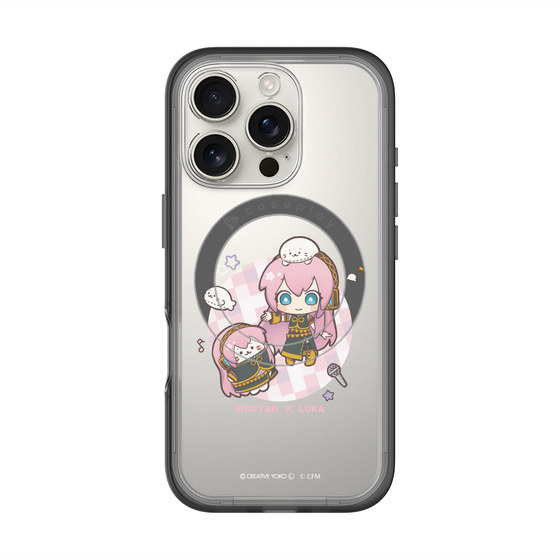 スリムプロテクションプレミアムケース with MagSafe［ しろたん×初音ミク - しろたん×巡音ルカ ］