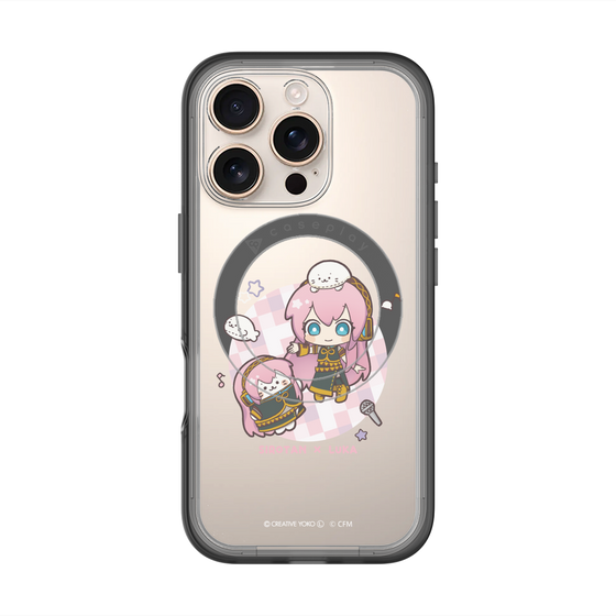 スリムプロテクションプレミアムケース with MagSafe［ しろたん×初音ミク - しろたん×巡音ルカ ］