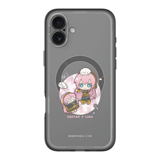 スリムプロテクションプレミアムケース with MagSafe［ しろたん×初音ミク - しろたん×巡音ルカ ］