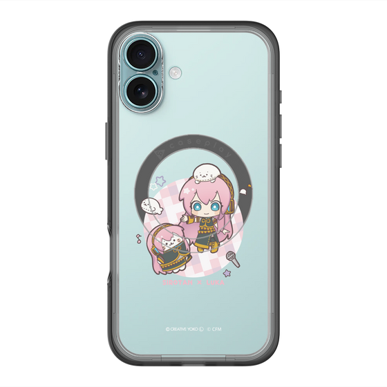 スリムプロテクションプレミアムケース with MagSafe［ しろたん×初音ミク - しろたん×巡音ルカ ］
