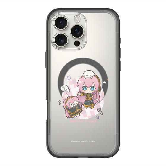 スリムプロテクションプレミアムケース with MagSafe［ しろたん×初音ミク - しろたん×巡音ルカ ］