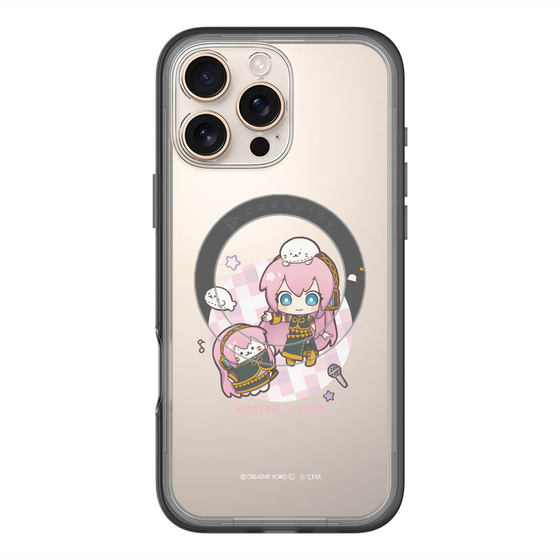 スリムプロテクションプレミアムケース with MagSafe［ しろたん×初音ミク - しろたん×巡音ルカ ］