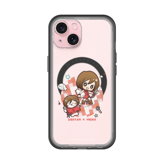 スリムプロテクションプレミアムケース with MagSafe［ しろたん×初音ミク - しろたん×MEIKO ］