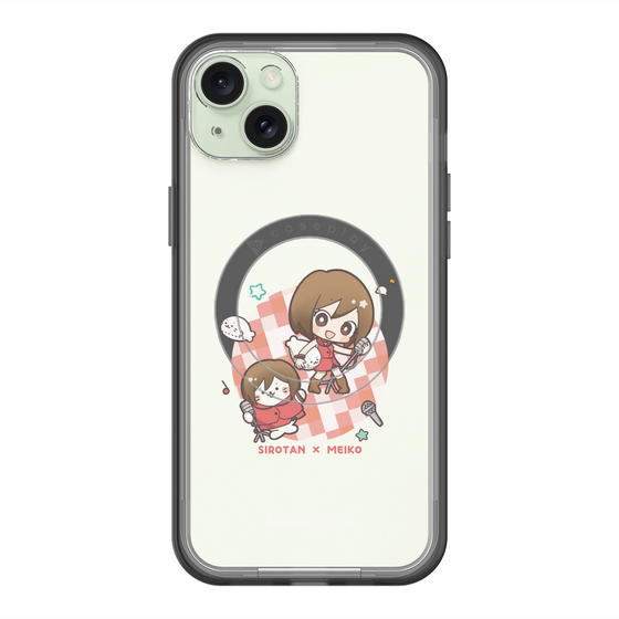 スリムプロテクションプレミアムケース with MagSafe［ しろたん×初音ミク - しろたん×MEIKO ］