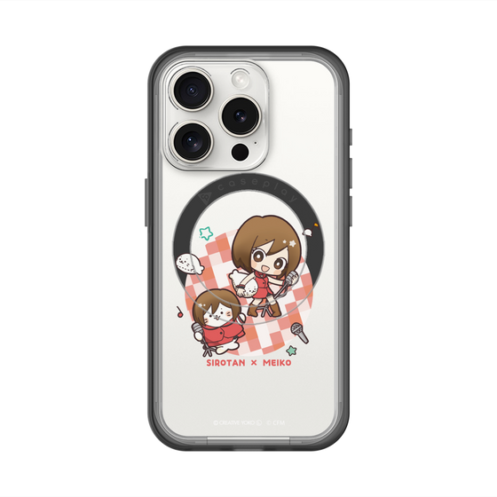 スリムプロテクションプレミアムケース with MagSafe［ しろたん×初音ミク - しろたん×MEIKO ］