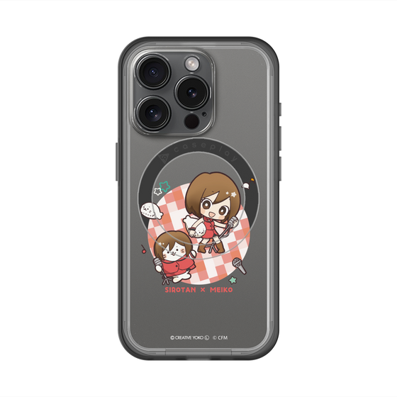 スリムプロテクションプレミアムケース with MagSafe［ しろたん×初音ミク - しろたん×MEIKO ］