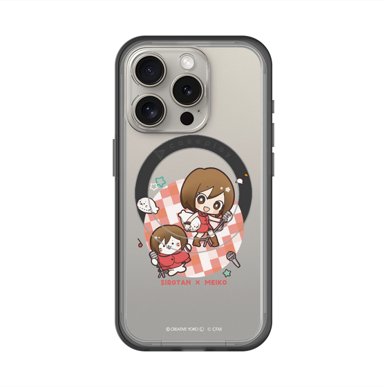 スリムプロテクションプレミアムケース with MagSafe［ しろたん×初音ミク - しろたん×MEIKO ］