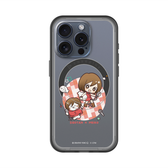 スリムプロテクションプレミアムケース with MagSafe［ しろたん×初音ミク - しろたん×MEIKO ］