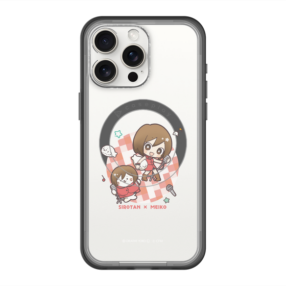 スリムプロテクションプレミアムケース with MagSafe［ しろたん×初音ミク - しろたん×MEIKO ］