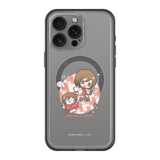 スリムプロテクションプレミアムケース with MagSafe［ しろたん×初音ミク - しろたん×MEIKO ］