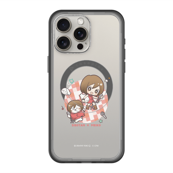 スリムプロテクションプレミアムケース with MagSafe［ しろたん×初音ミク - しろたん×MEIKO ］