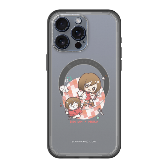 スリムプロテクションプレミアムケース with MagSafe［ しろたん×初音ミク - しろたん×MEIKO ］