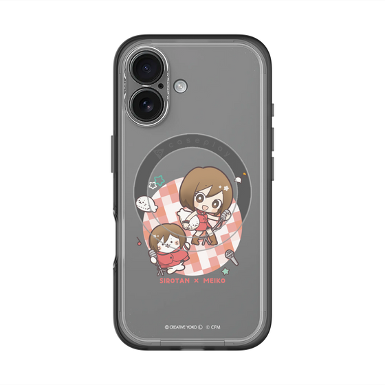スリムプロテクションプレミアムケース with MagSafe［ しろたん×初音ミク - しろたん×MEIKO ］