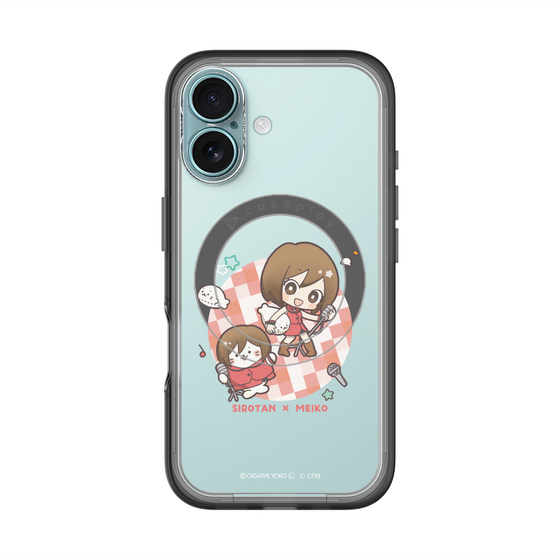 スリムプロテクションプレミアムケース with MagSafe［ しろたん×初音ミク - しろたん×MEIKO ］