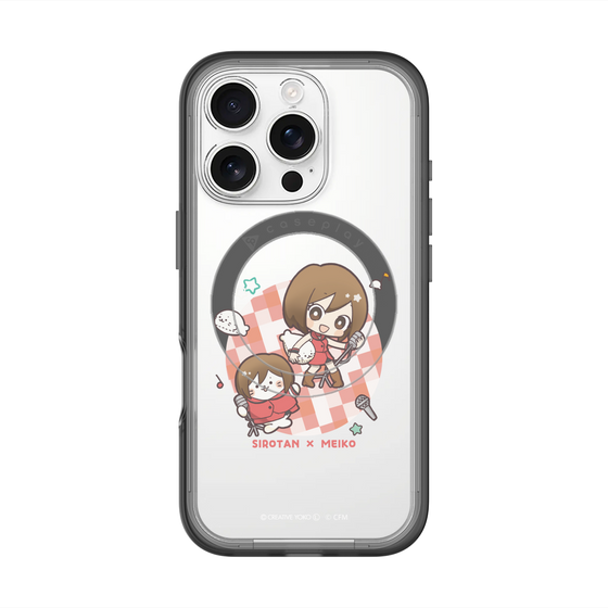 スリムプロテクションプレミアムケース with MagSafe［ しろたん×初音ミク - しろたん×MEIKO ］