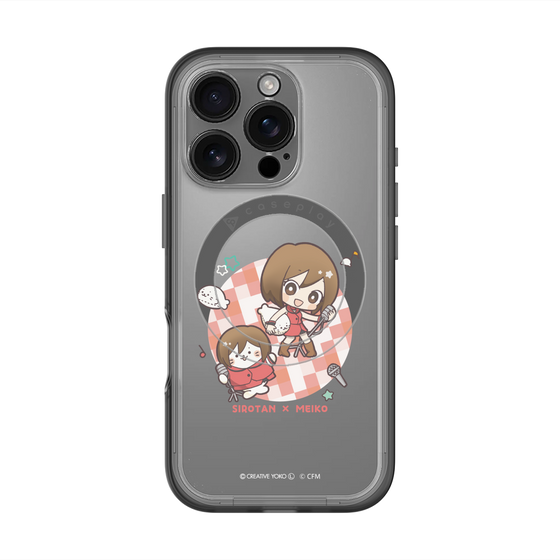 スリムプロテクションプレミアムケース with MagSafe［ しろたん×初音ミク - しろたん×MEIKO ］