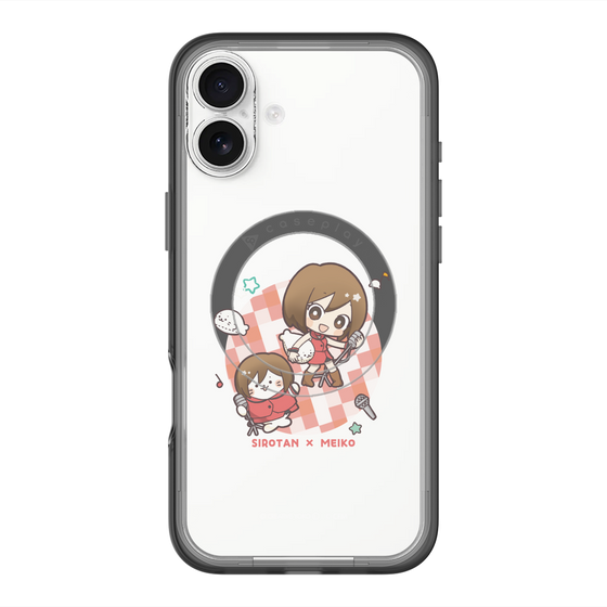 スリムプロテクションプレミアムケース with MagSafe［ しろたん×初音ミク - しろたん×MEIKO ］