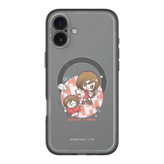 スリムプロテクションプレミアムケース with MagSafe［ しろたん×初音ミク - しろたん×MEIKO ］
