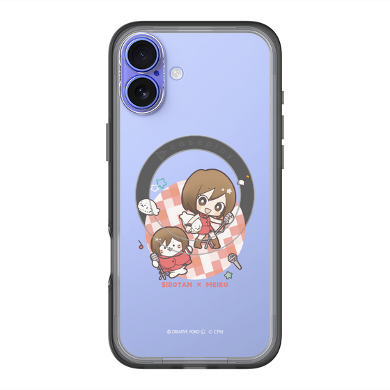 スリムプロテクションプレミアムケース with MagSafe［ しろたん×初音ミク - しろたん×MEIKO ］