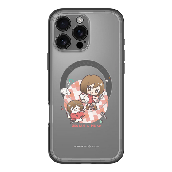 スリムプロテクションプレミアムケース with MagSafe［ しろたん×初音ミク - しろたん×MEIKO ］