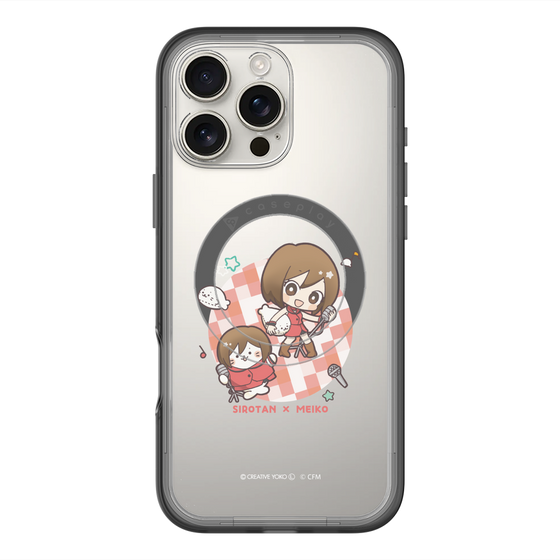 スリムプロテクションプレミアムケース with MagSafe［ しろたん×初音ミク - しろたん×MEIKO ］