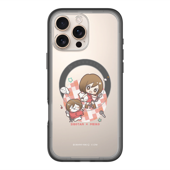 スリムプロテクションプレミアムケース with MagSafe［ しろたん×初音ミク - しろたん×MEIKO ］