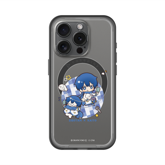 スリムプロテクションプレミアムケース with MagSafe［ しろたん×初音ミク - しろたん×KAITO ］