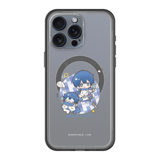 スリムプロテクションプレミアムケース with MagSafe［ しろたん×初音ミク - しろたん×KAITO ］