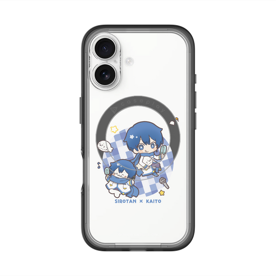 スリムプロテクションプレミアムケース with MagSafe［ しろたん×初音ミク - しろたん×KAITO ］
