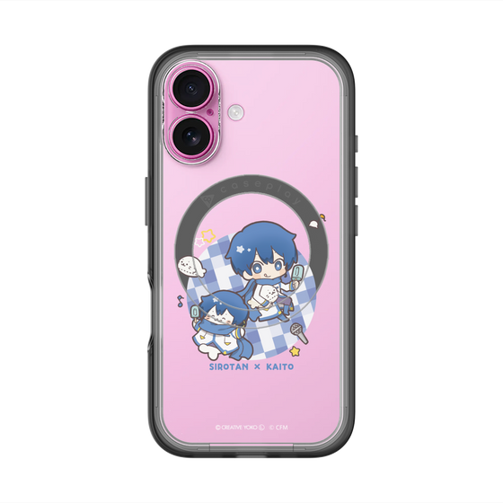 スリムプロテクションプレミアムケース with MagSafe［ しろたん×初音ミク - しろたん×KAITO ］
