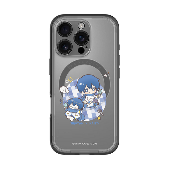 スリムプロテクションプレミアムケース with MagSafe［ しろたん×初音ミク - しろたん×KAITO ］