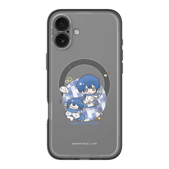 スリムプロテクションプレミアムケース with MagSafe［ しろたん×初音ミク - しろたん×KAITO ］