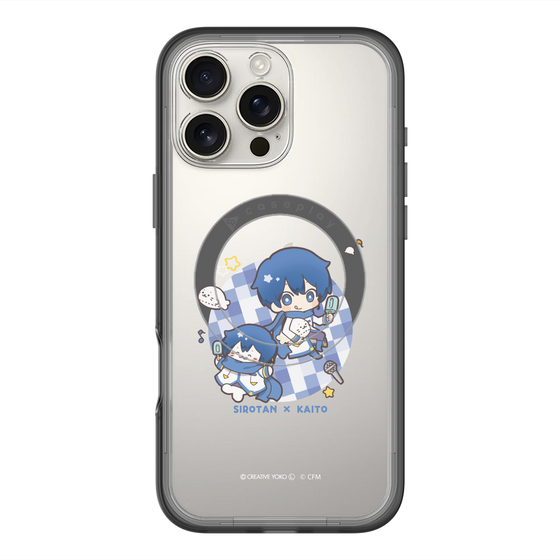 スリムプロテクションプレミアムケース with MagSafe［ しろたん×初音ミク - しろたん×KAITO ］