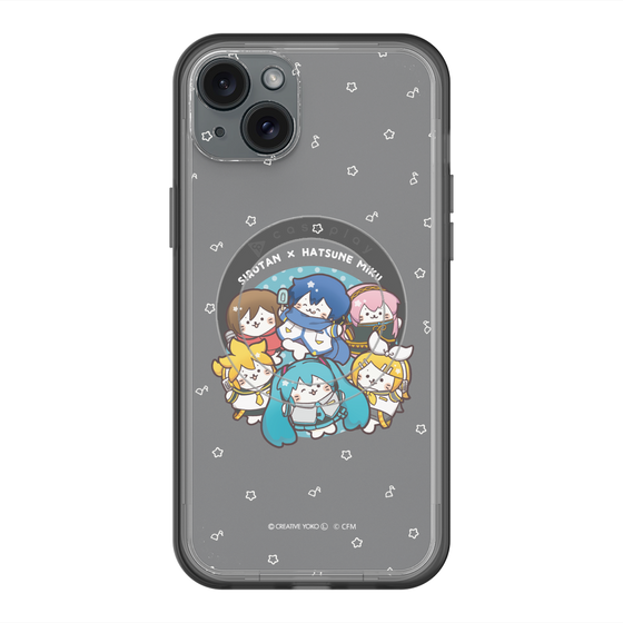 スリムプロテクションプレミアムケース with MagSafe［ しろたん×初音ミク - 全員集合 - しろたん変身 ］