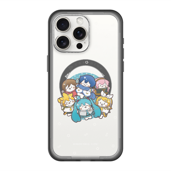 スリムプロテクションプレミアムケース with MagSafe［ しろたん×初音ミク - 全員集合 - しろたん変身 ］