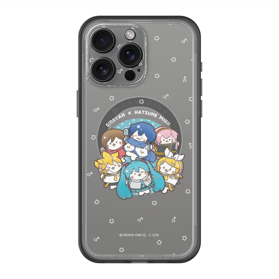 スリムプロテクションプレミアムケース with MagSafe［ しろたん×初音ミク - 全員集合 - しろたん変身 ］