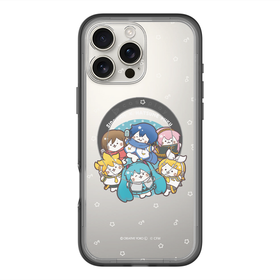 スリムプロテクションプレミアムケース with MagSafe［ しろたん×初音ミク - 全員集合 - しろたん変身 ］