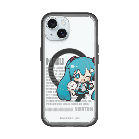 スリムプロテクションプレミアムケース with MagSafe［ しろたん×初音ミク - 初音ミク - デジタルコード ］