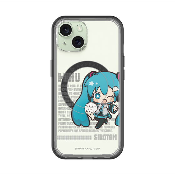 スリムプロテクションプレミアムケース with MagSafe［ しろたん×初音ミク - 初音ミク - デジタルコード ］