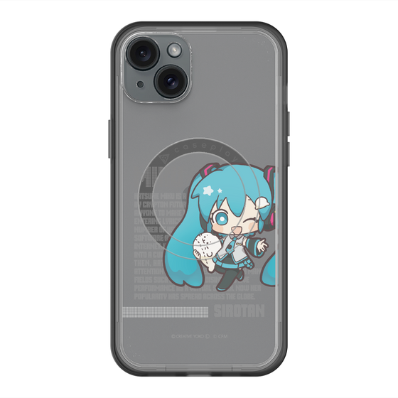 スリムプロテクションプレミアムケース with MagSafe［ しろたん×初音ミク - 初音ミク - デジタルコード ］