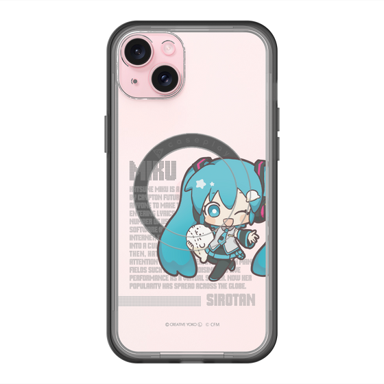 スリムプロテクションプレミアムケース with MagSafe［ しろたん×初音ミク - 初音ミク - デジタルコード ］