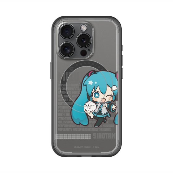 スリムプロテクションプレミアムケース with MagSafe［ しろたん×初音ミク - 初音ミク - デジタルコード ］