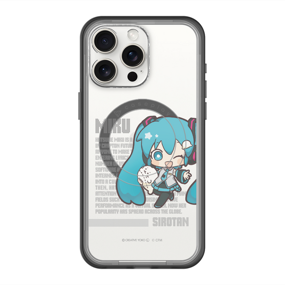 スリムプロテクションプレミアムケース with MagSafe［ しろたん×初音ミク - 初音ミク - デジタルコード ］