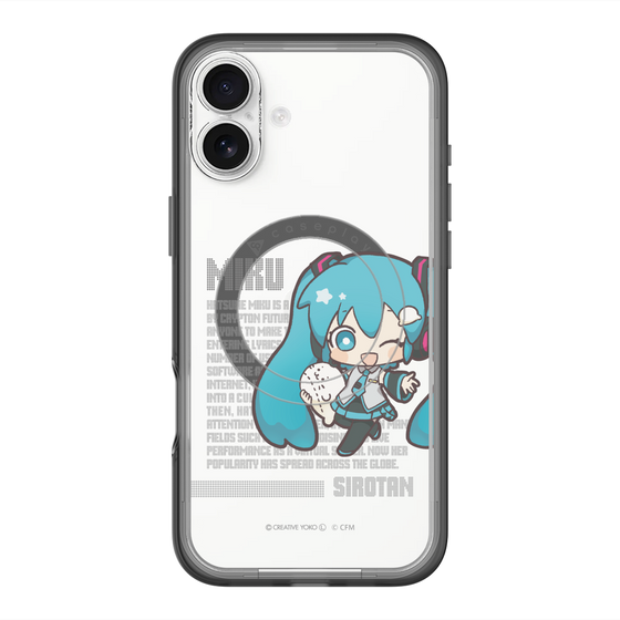 スリムプロテクションプレミアムケース with MagSafe［ しろたん×初音ミク - 初音ミク - デジタルコード ］