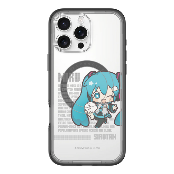 スリムプロテクションプレミアムケース with MagSafe［ しろたん×初音ミク - 初音ミク - デジタルコード ］
