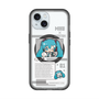 スリムプロテクションプレミアムケース with MagSafe［ しろたん×初音ミク - 初音ミク - インフォグラフィック ］